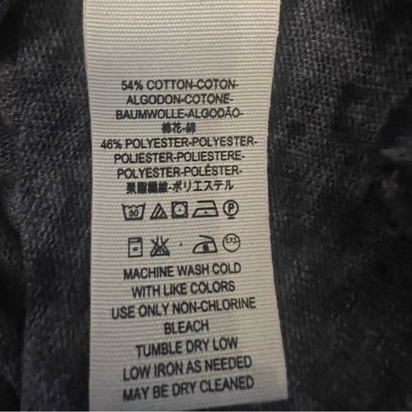 We The Free Navy Slub Knit Crew Neck Top SS Top Size Small - Picture 4 of 4